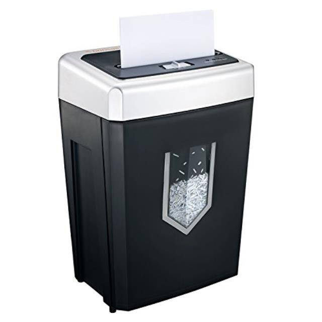 bonsaii 14sheet crosscut heavy duty paper shredder, 30minute continuous running time, credit card/staples shredders for office, quiet shredding machine with jam proof system c169b