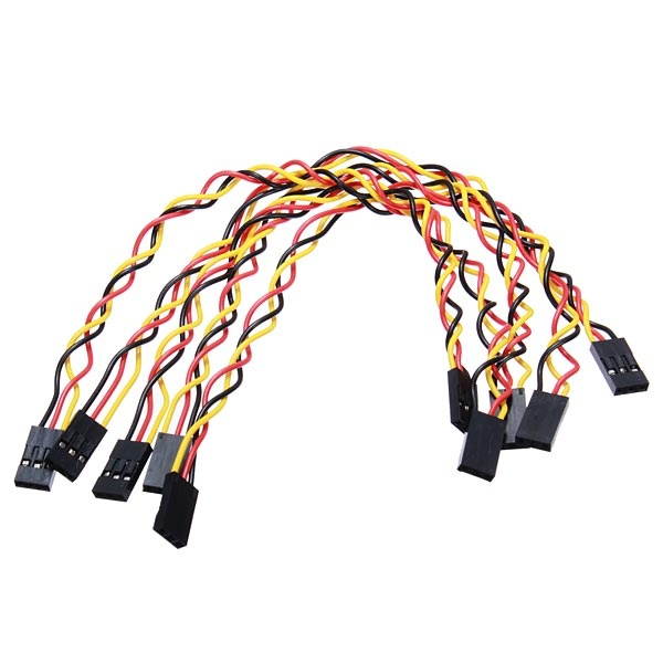 25pcs 3 Pin 20cm 2.54mm Jumper Cable DuPont Wire For Arduino Female To Female