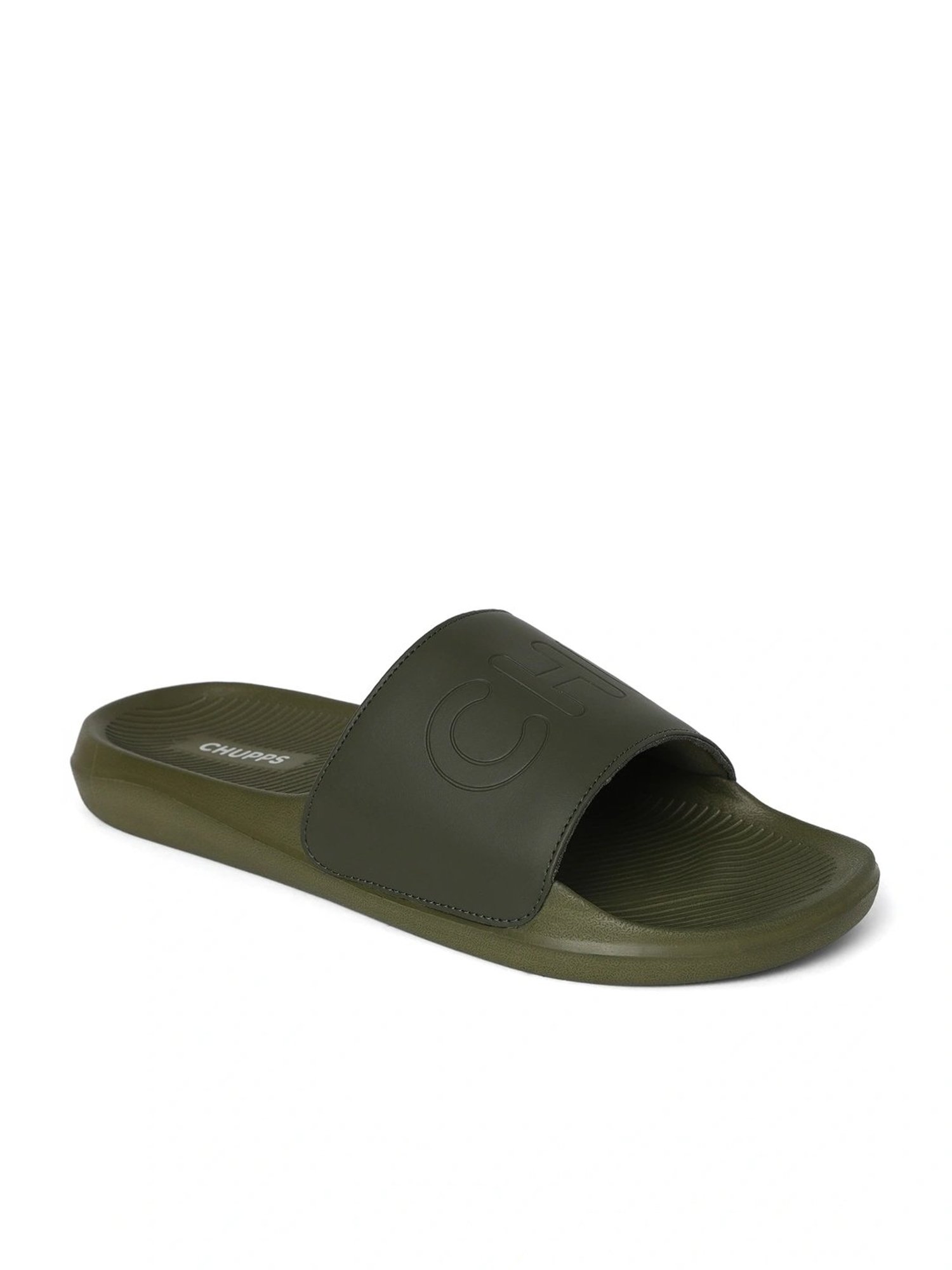 Chupps Men's Pure AirSoft Olive Slides