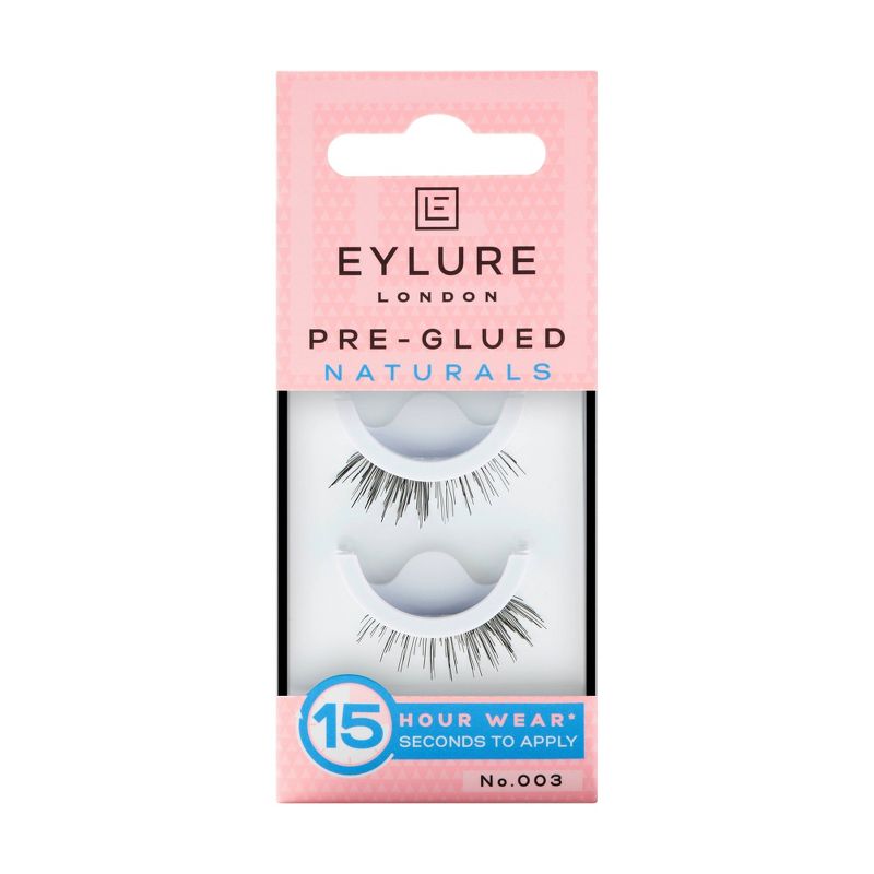 Eylure False Eyelashes Pre-Glued Naturals No. 003 - 1pr