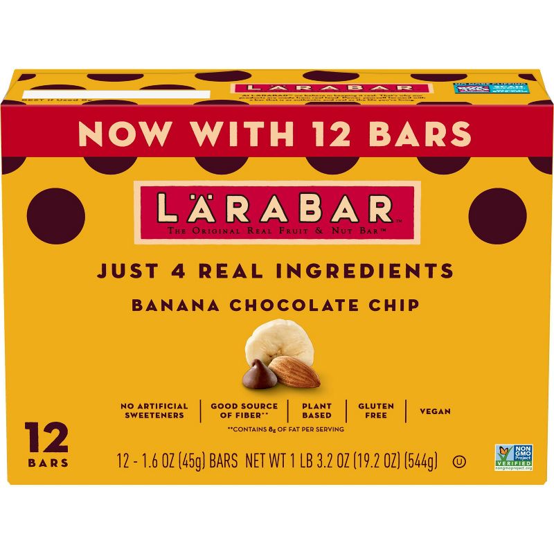 Larabar Banana Chocolate Chip - 12ct