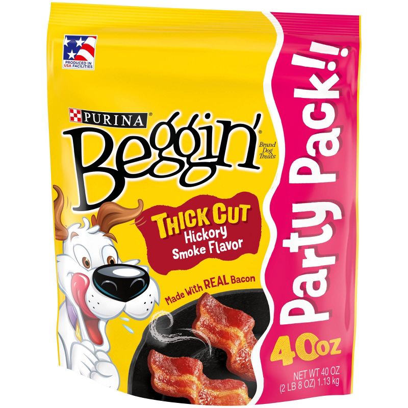 Beggin' Strips Thick Cut Hickory Chewy Dog Treats - 40oz