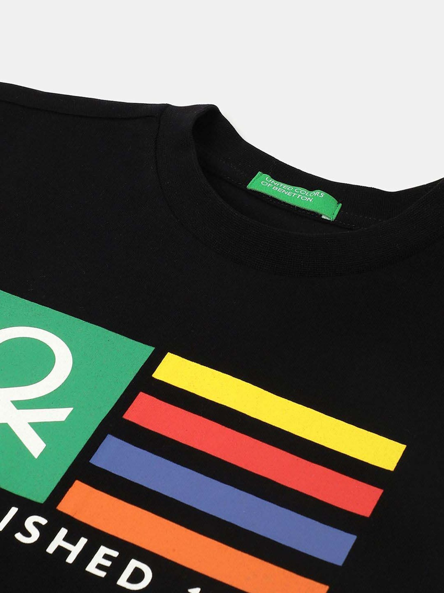 Pantaloons Junior Navy Cotton Printed T-Shirt