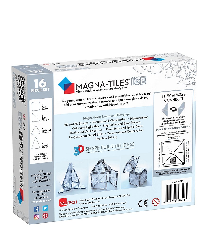 Magna-Tiles&reg; ICE 16-Piece Set