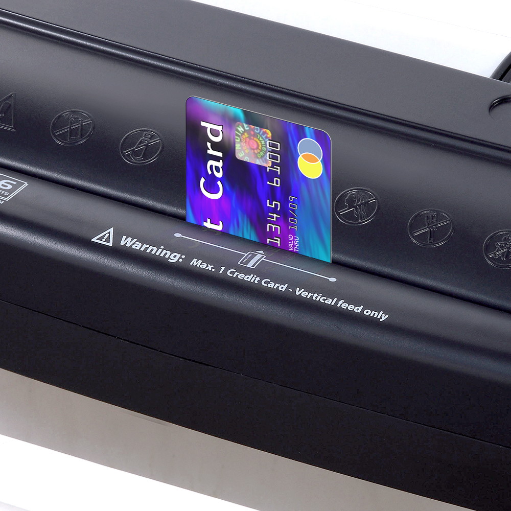 Aurora AS680S Professional Light Duty Strip Cut Paper / Credit Card Shredder without Wastebasket