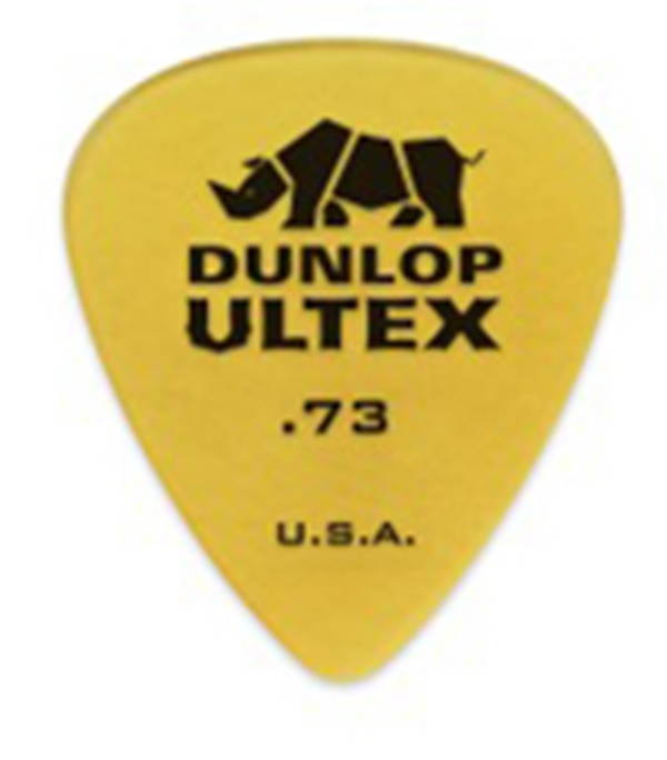 Dunlop Ultex Picks, Packs of 6 .73mm