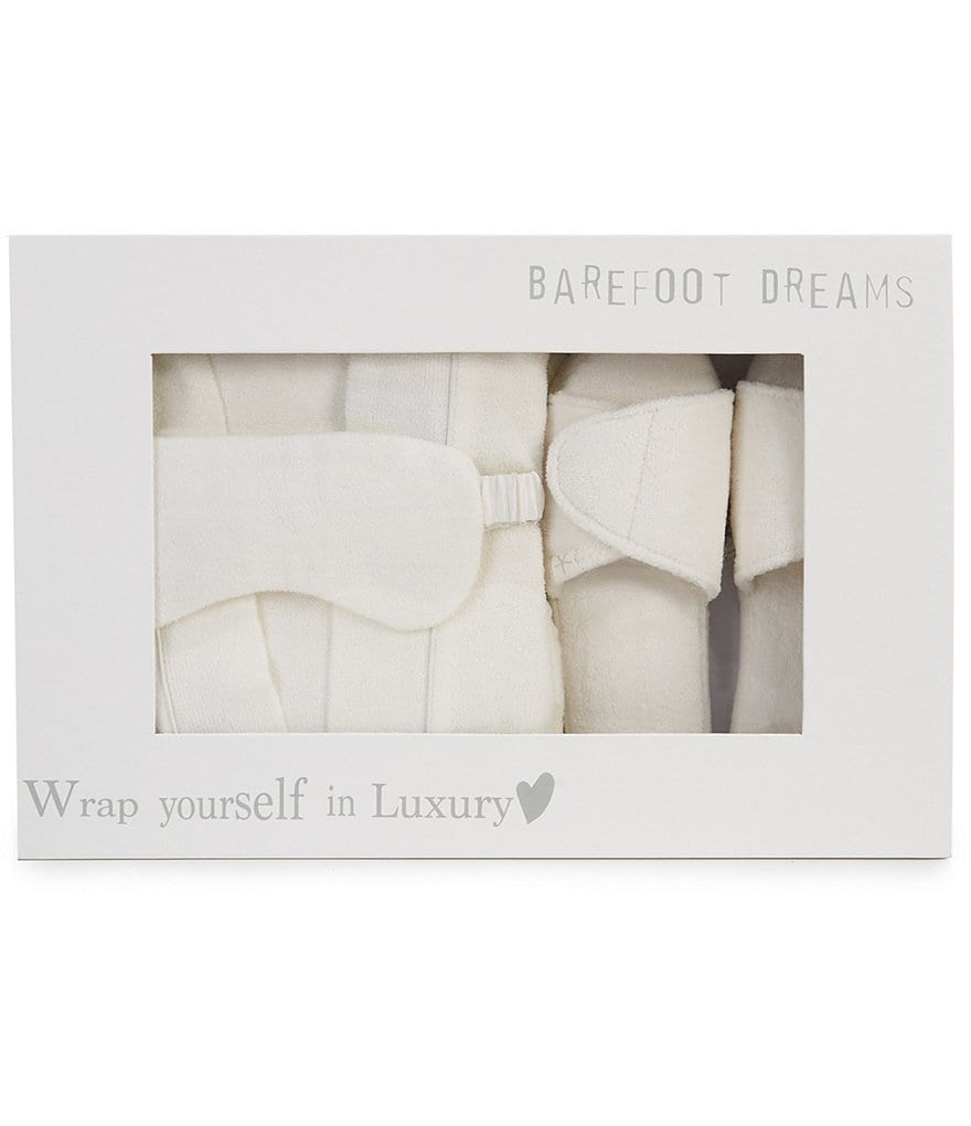 Little Giraffe Luxe Satin Snow Leopard Wrap Robe