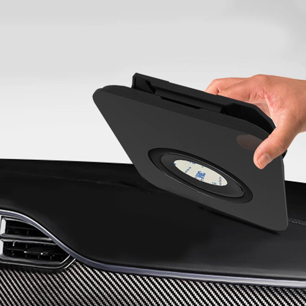 Universal Adjustable Car Dashboard GPS Navigation Holder Support for Mobile Phone Bracket Stand Grip Mount (Black)