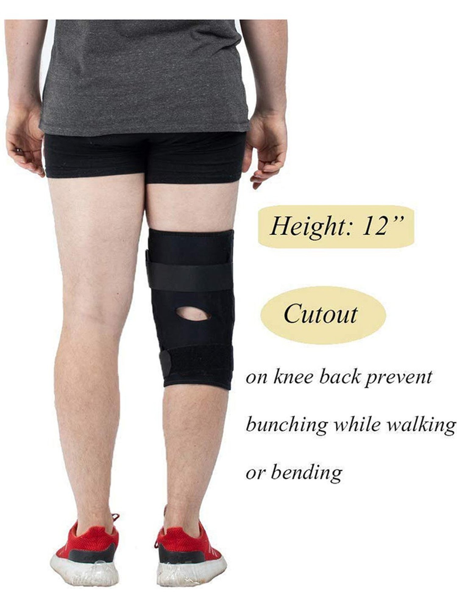 B Fit Hinged Knee Brace (Black)