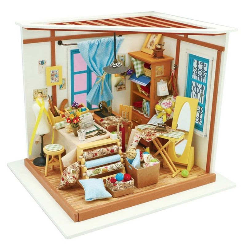 Hands Craft DIY 3D Wooden Puzzles - Miniature House: Lisa's Tailor Shop