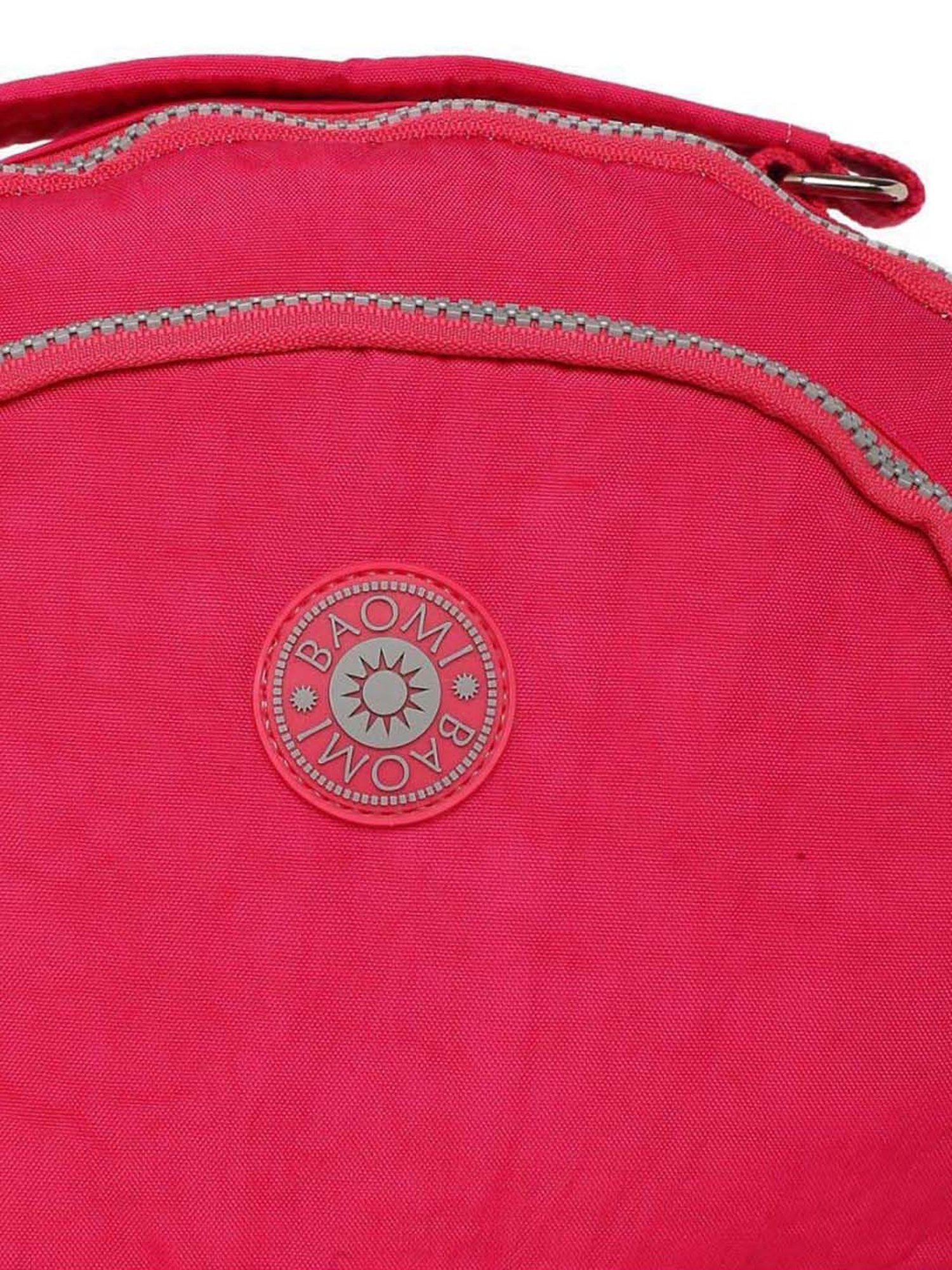 Baomi Pink Solid Medium Cross Body Bag