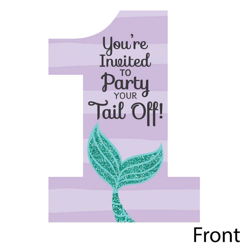 Big Dot of Happiness Adult 70th Birthday - Gold - Shaped Fill-In Invitations - Birthday Party Invitation Cards with Envelopes - Set of 12