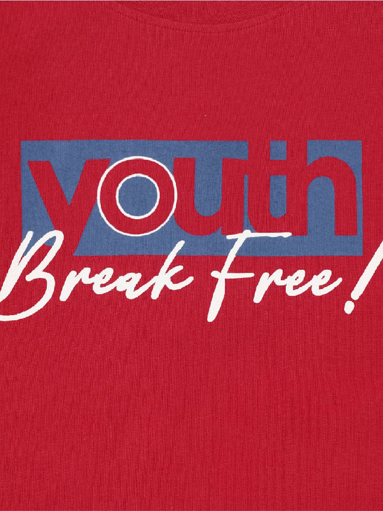 Edheads Kids Red Cotton Printed T-Shirt