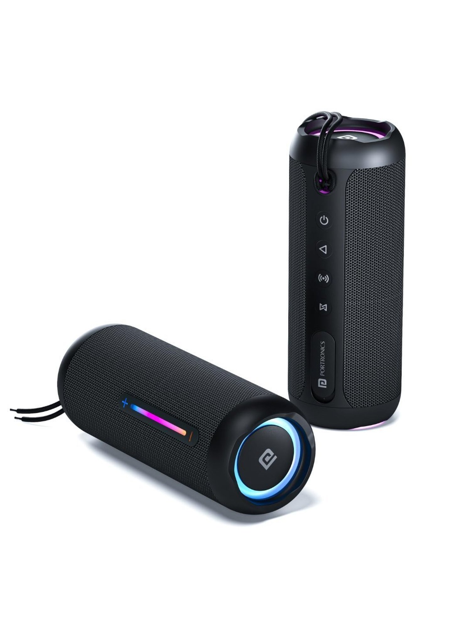 Portronics Breeze 5, 25W Portable Wireless Bluetooth Speaker with in Built 6H playtime (Black)