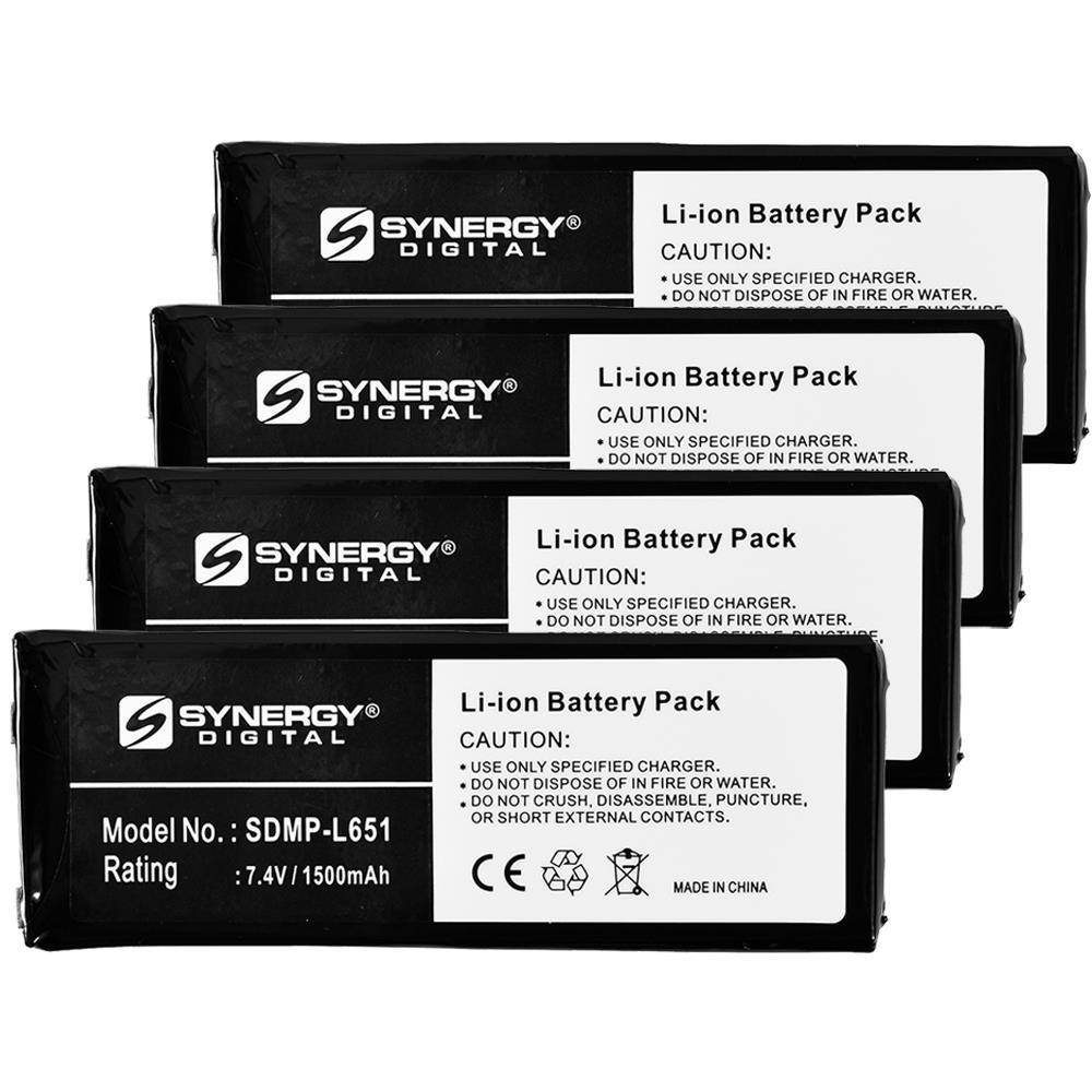 Cobra microTALK CXR900 2-Way Radio Battery Combo-Pack includes: 4 x SDMP-L651 Batteries