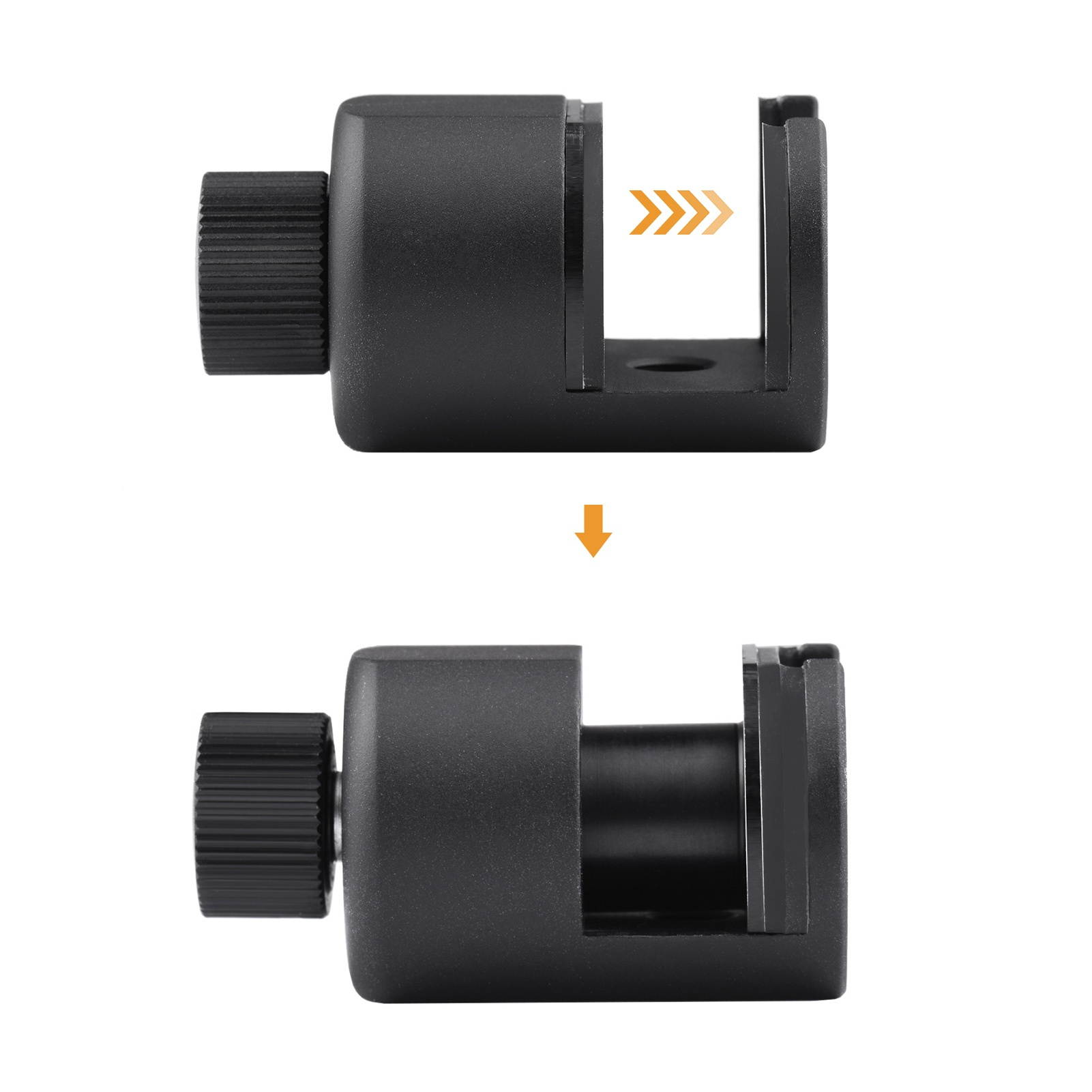 Mini Cell Phone Mount Tripod Adapter Tripod Phone Holder Stand with 1/4 Inch Interface for Smartphones Tablets