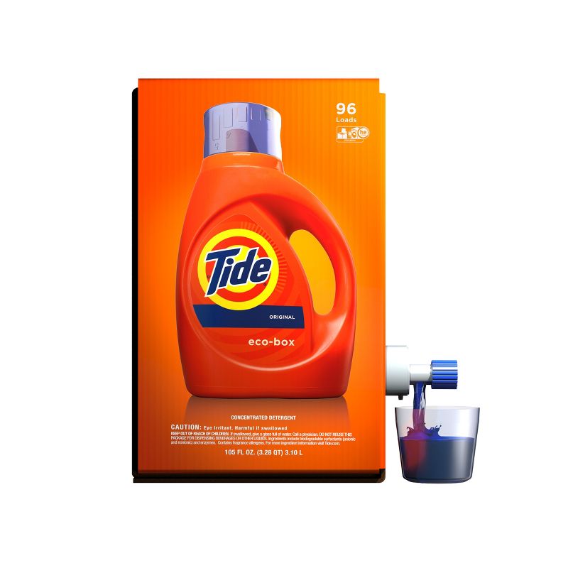 Tide Liquid Laundry Detergent Eco-Box - Original Scent - 105 fl oz