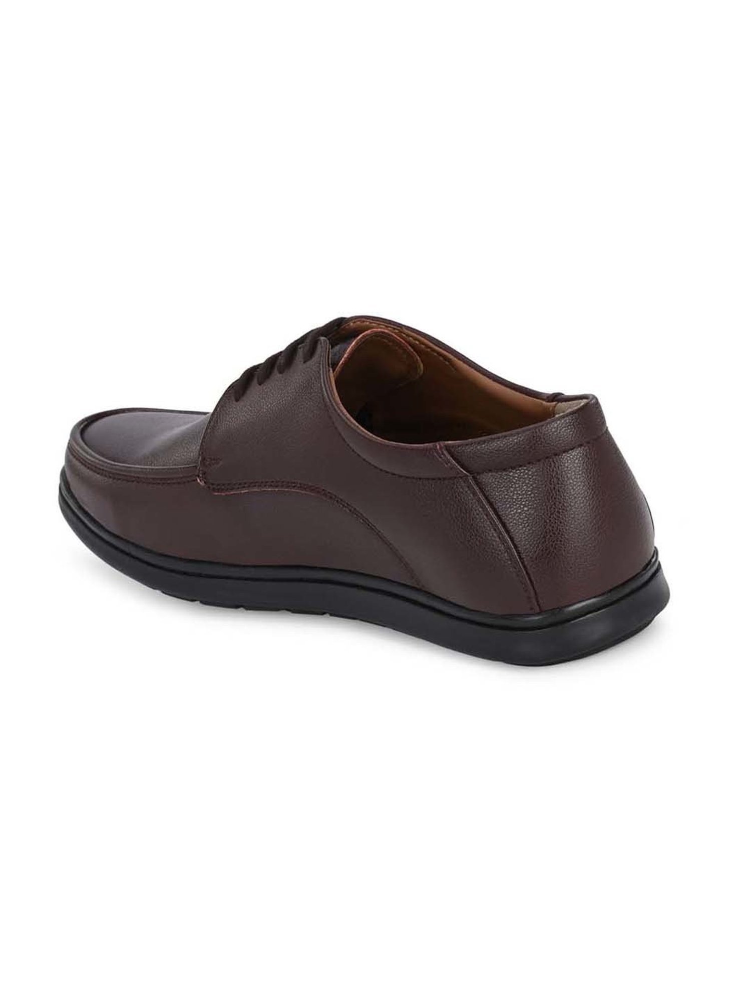 Eego Italy Men's Brown Derby Shoes