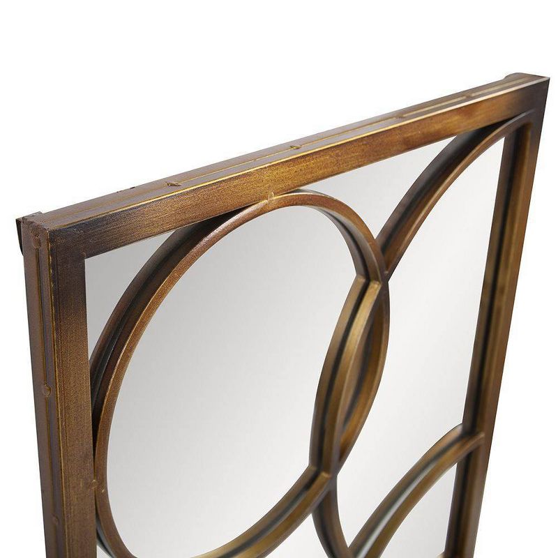 Rectangle Brittany Decorative Wall Mirror Brown - Howard Elliott