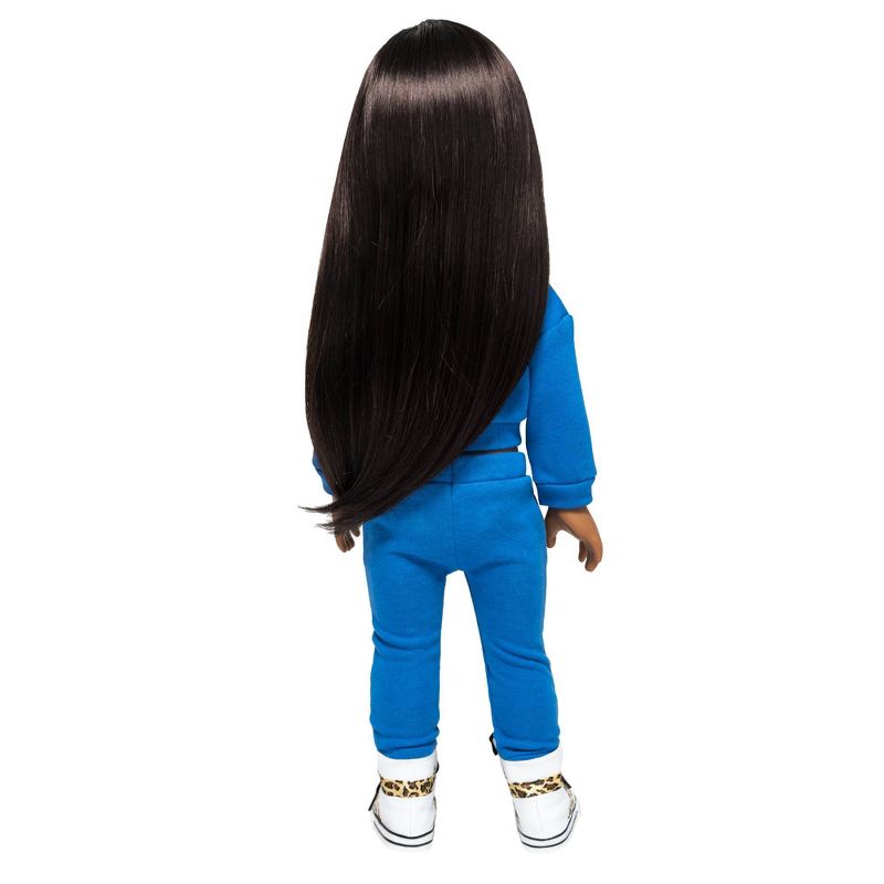 I'M A GIRLY Kayla 18" Fashion Doll with Brunette Interchangeable Wig to Style