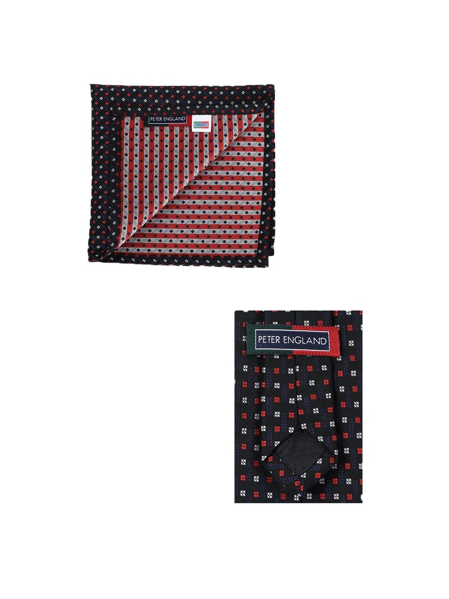 CHOKORE Red and Yellow Checks Tie