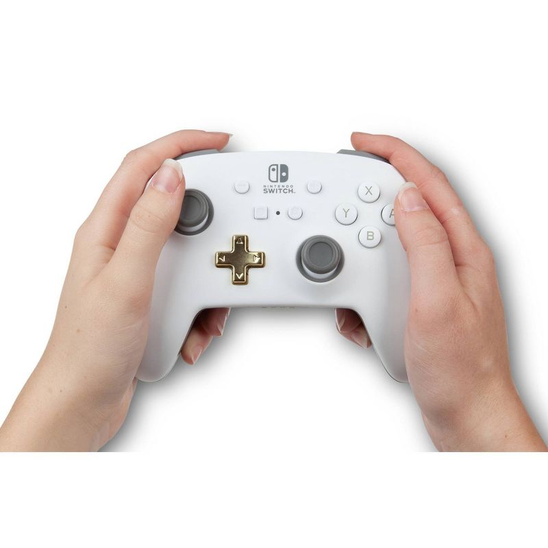 PowerA Enhanced Wireless Controller for Nintendo Switch - White