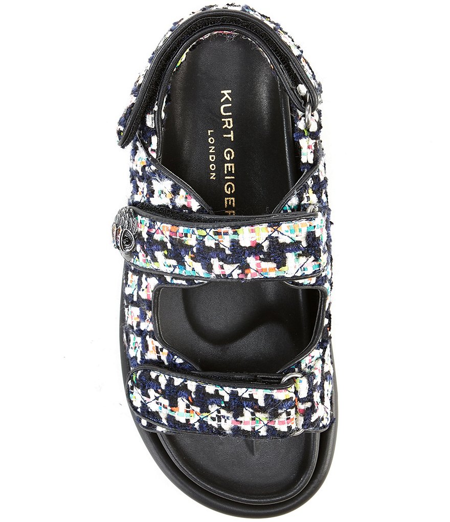 Kurt Geiger London Orson Fabric Quilted Sandals
