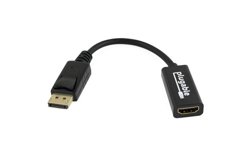 Plugable Monitor Adapter - DisplayPort to HDMI (4K @ 30Hz)