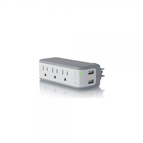 Belkin Mini Surge Protector with USB Charger - 1 AMP (Retail Package)