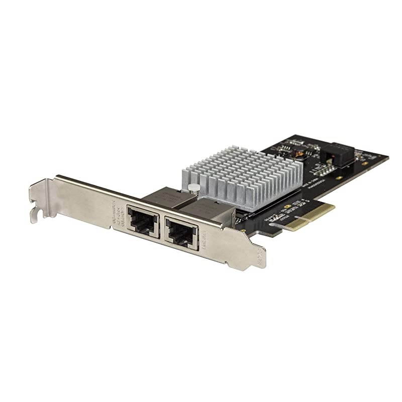 com Dual Port 10G PCIe Network Adapter Card - Intel-X550AT 10GBASE-T & NBASE-T PCI Express Network Interface Adapter 10/5/2.5/1GbE Multi Gigabit Ethernet 5 Speed NIC LAN Card (ST10GPEXNDPI)