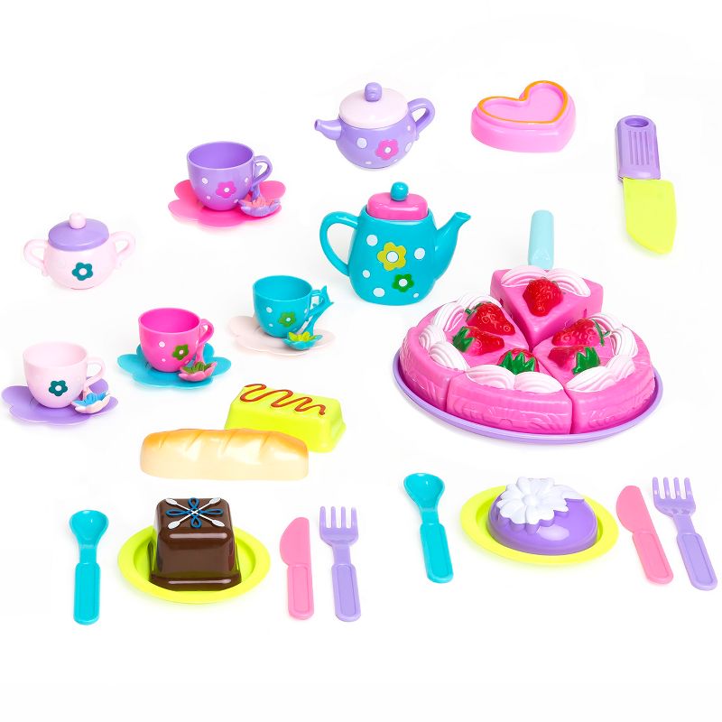 Melissa & Doug Stir and Serve Cooking Utensils (7pc) - Stainless Steel and Wood