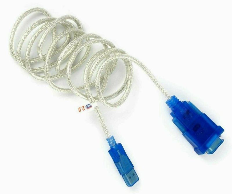 DTECH DB9 Serial RS232 Female to USB Adapter Converter Cable 6ft for Win 10 8 7