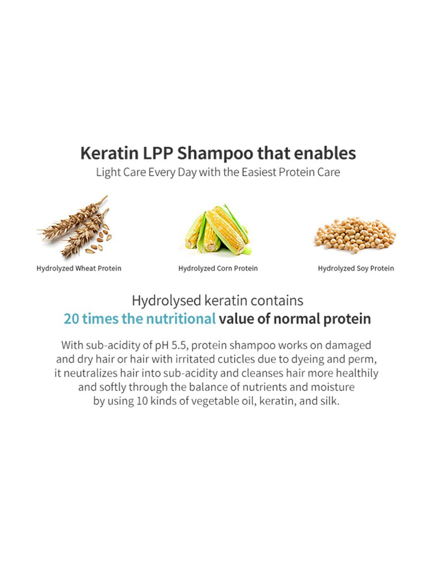 Lador Keratin LPP Shampoo - 530 ml