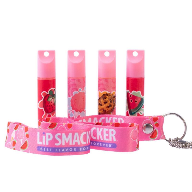 Lip Smackers Lanyard Lip Balm Set- Original & Best 4 ct