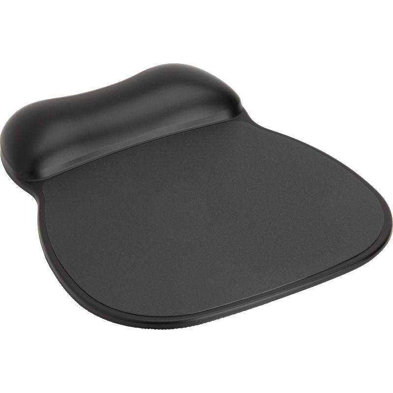 Compucessory Wrist Rest/Mousepad Gel Nonskid 9"x11"x3/4" Black 23718