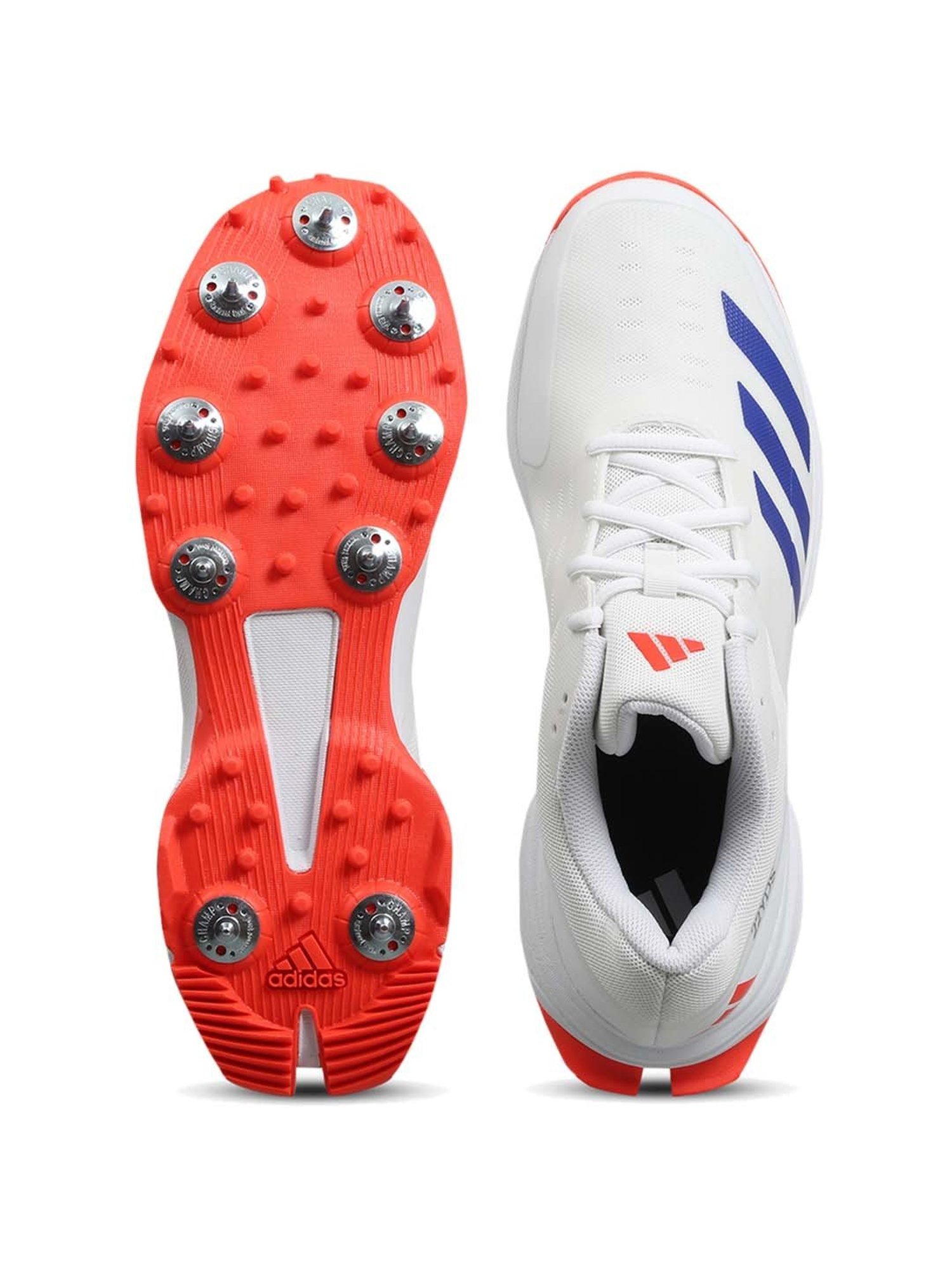 Adidas Men's SL22.0 White Cricket Shoes