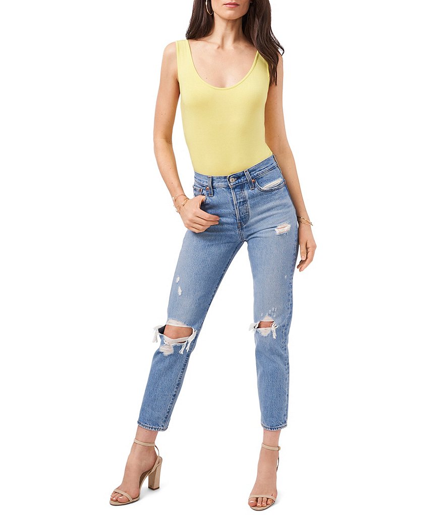 1. STATE Scoop Neck Knit Bodysuit