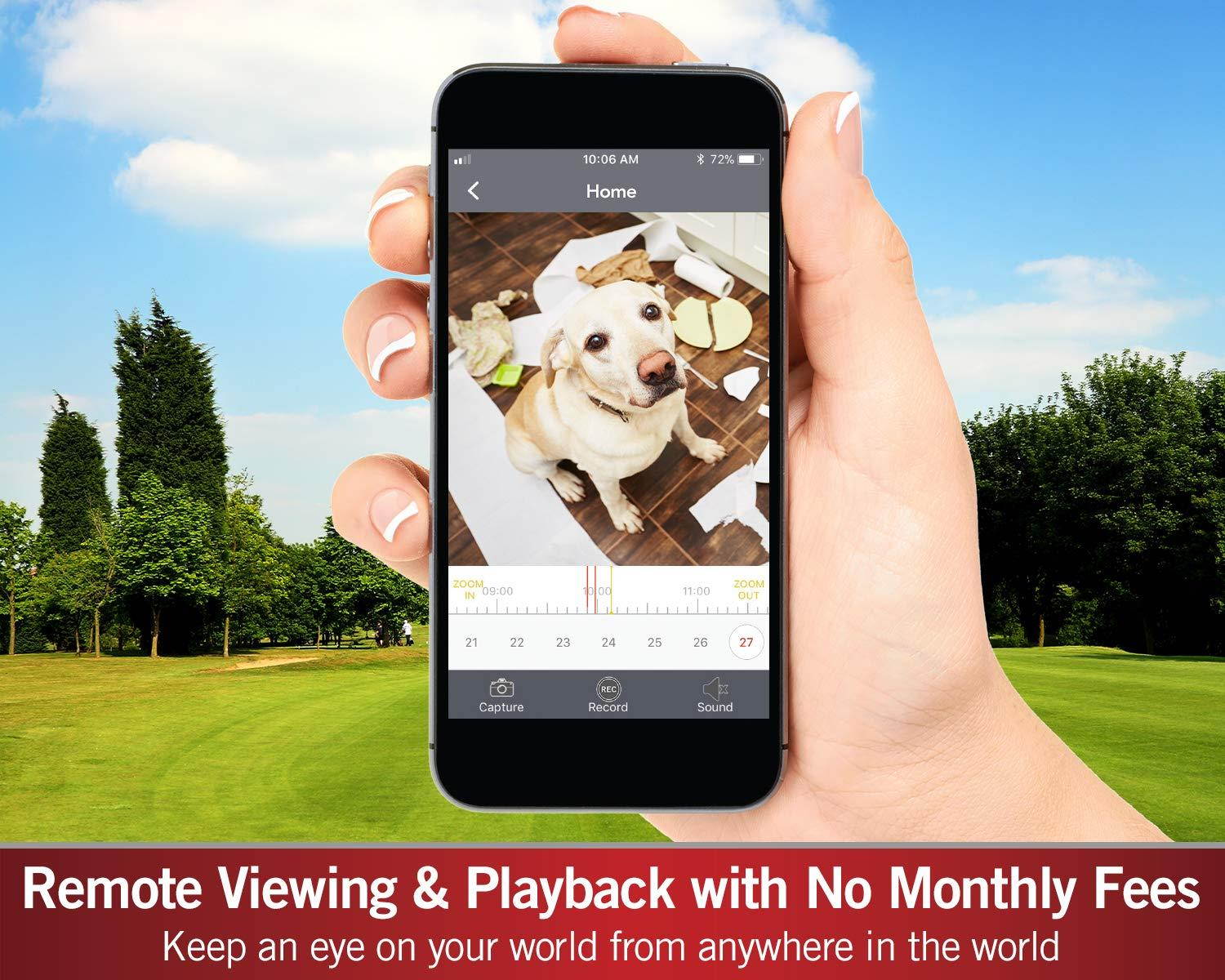 Night Owl CCTV Video Home Security Camera System with 4 Wired 4K Ultra HD Indoor/Outdoor Cameras with Night Vision (Expandable up to a Total of 8 Wired Cameras), and 2 TB Hard Drive