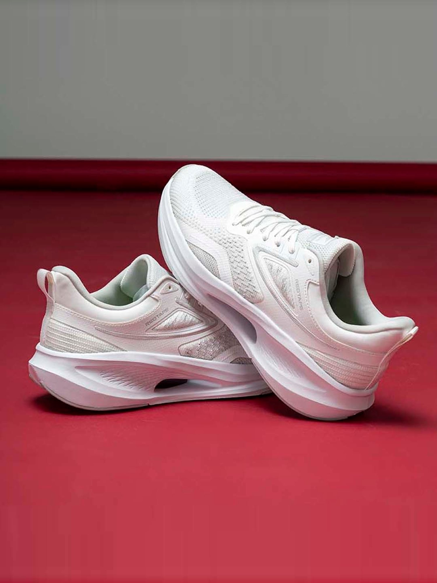 Red Tape Men's Flow plus Snow White Walking Shoes