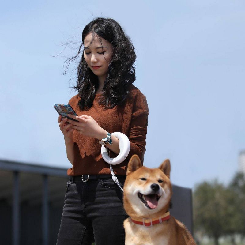 Instachew Smart Space Leash - White