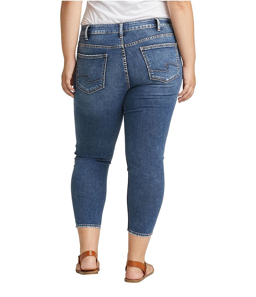Democracy Plus Size Ab-Solution Capri Skimmer Jean