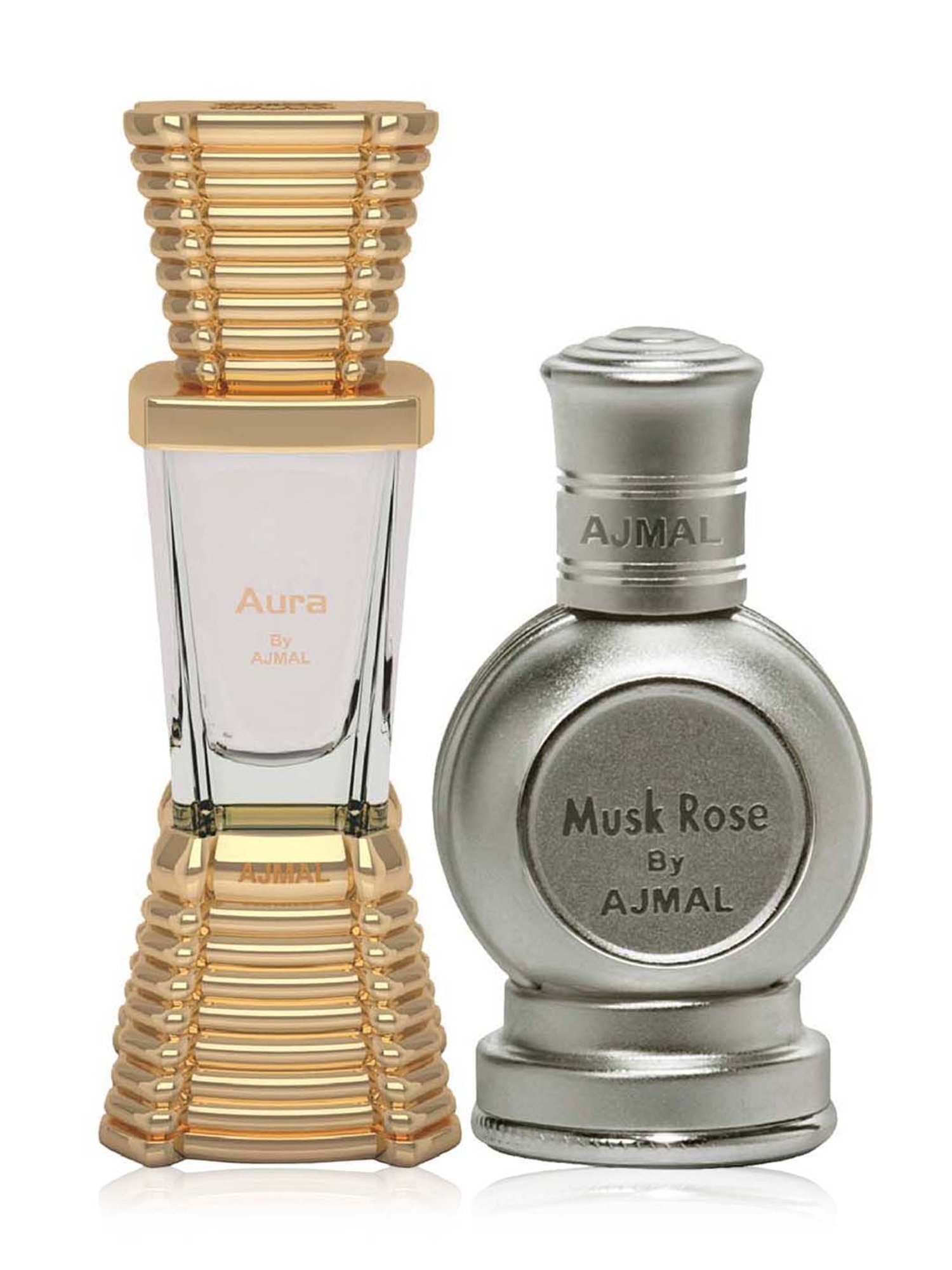 Ajmal Aura Concentrated & Musk Rose Concentrated Floral Musky Combo for Unisex