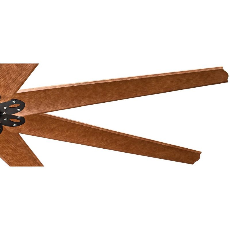 72" Casa Vieja Outdoor Ceiling Fan with Remote Control Large English Bronze Cherry Damp Rated for Patio Porch