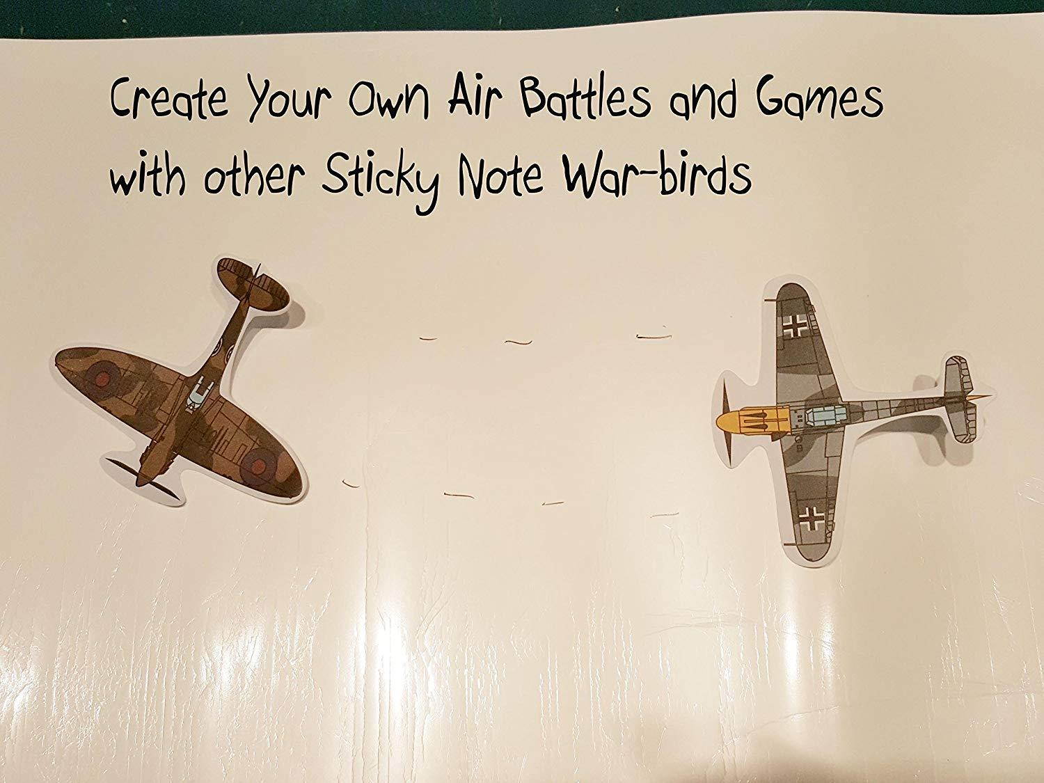 Messerschmitt Bf 109 Plane 2 Pack Page Flags Sticky Note 100 Sheets Airplane Model