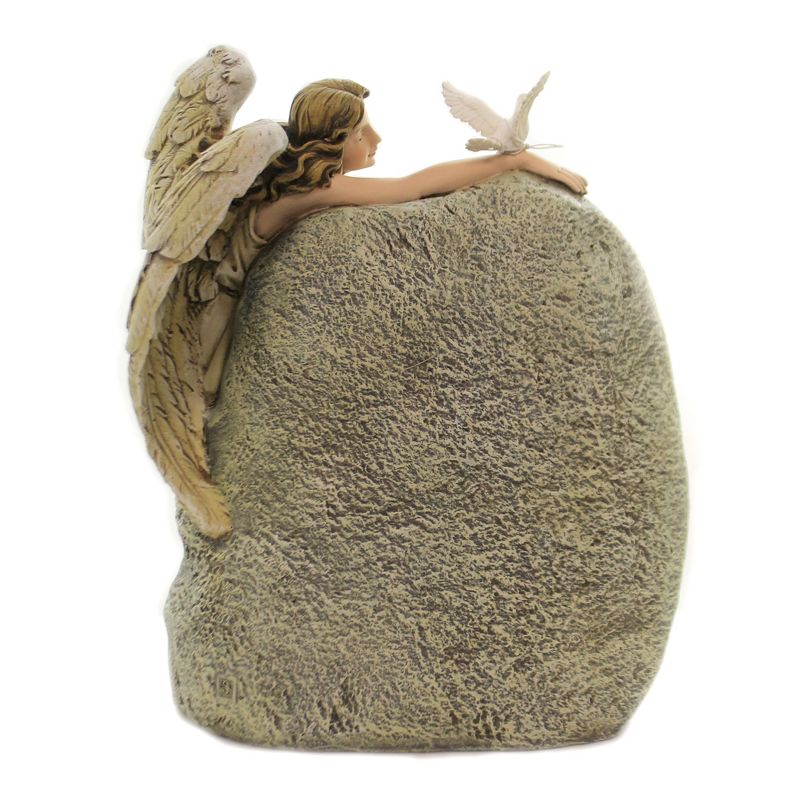 Home & Garden 11.0" Memorial Garden Angel Bereavement Dove Roman, Inc  -  Outdoor Sculptures And Statues