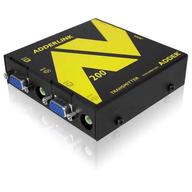 Adder ALAV200T-US Full HD VGA digital signage extender (Transmitter) with RS232/Audio