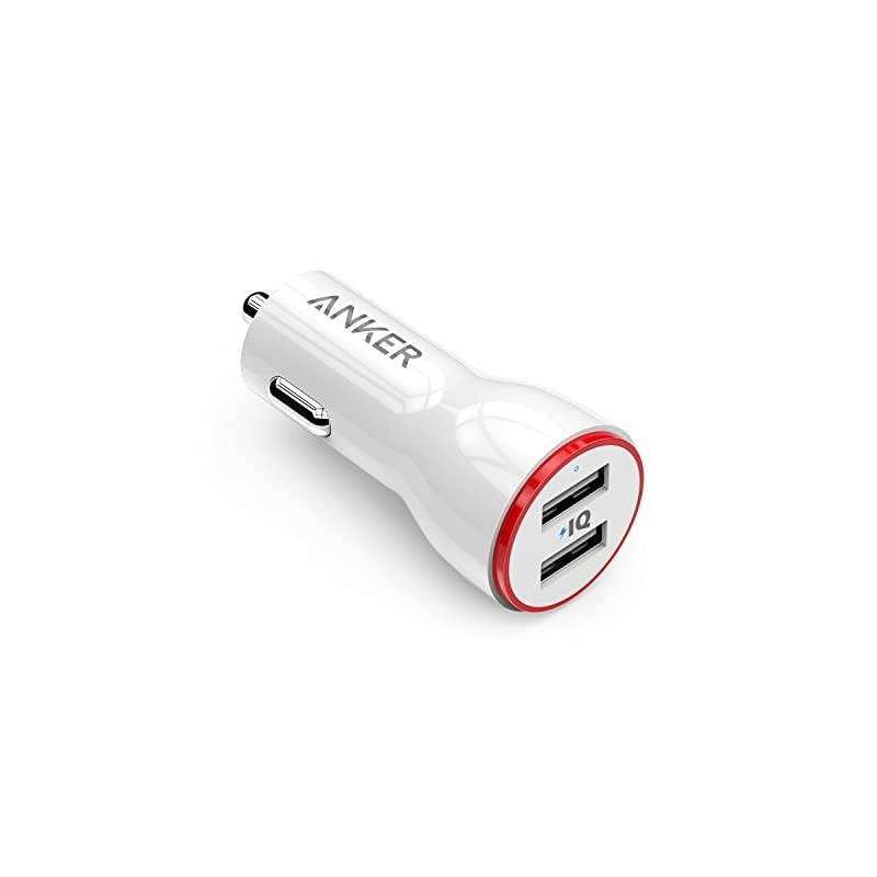 24W Dual USB Car Charger PowerDrive 2 for iPhone X 87 6s Plus iPad ProAir 2 Mini Note 54 LG Nexus HTC and More