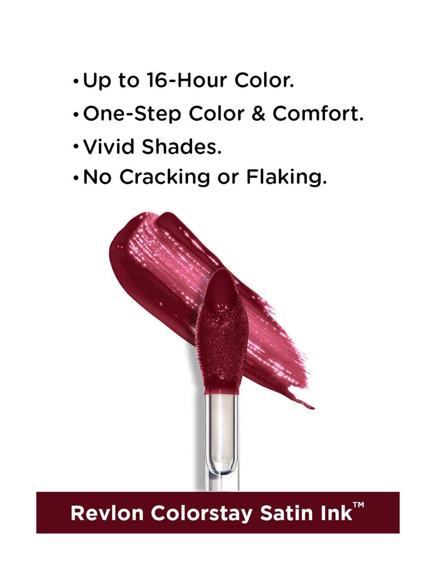 Revlon Colorstay Satin Ink Liquid Lip Color Partner In Wine - 5 ml