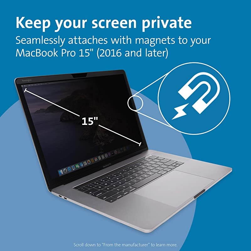 MP13 MacBook Magnetic Privacy Screen for 13 MacBook Pro and MacBook Air K64490WW