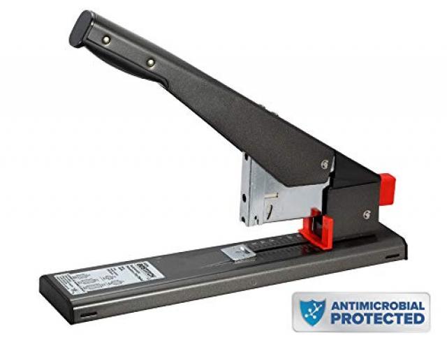 Master EP312 10-Sheet EP12 Electric/Battery Three-Hole Punch, 9/32 Diameter Hole, Charcoal